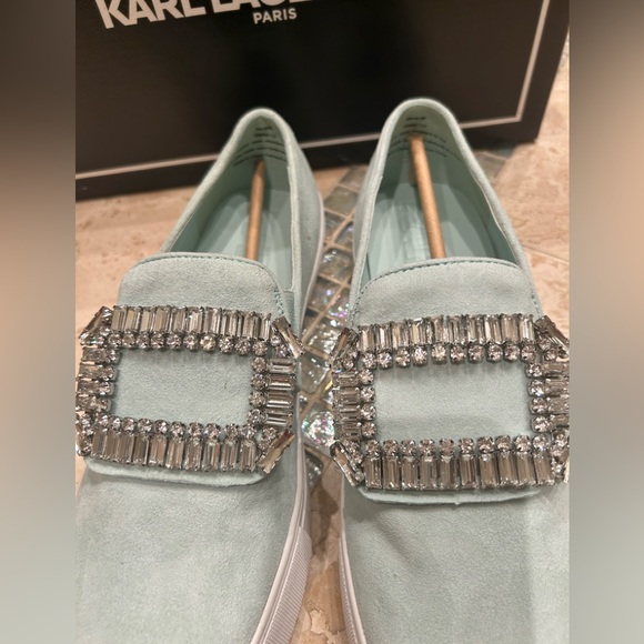 Karl Lagerfeld Kidsuede sneakers with Rhinestones - Picture 5 of 7